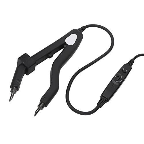 Outil D'Extensions de Cheveux Fusion, de Connecteur de Fer à Chaleur Fusion Professionnelle pour Extensions de Cheveux, Pinces à Cheveux Protège-doigts 100‑240V