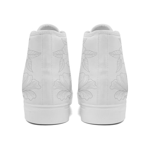 Custom Wedding Sneakers for Bride Bridesmaid, Personalized Bridal High Top Canvas Shoes with Names for Women Gift3