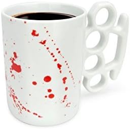 LIMITED EDITION - Blood Splatter White Knuckle Duster Mug