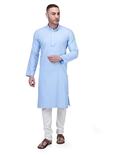 Image of Rajubhai Hargovindas Men's Premium Cotton Solid Kurta