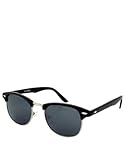 Photo Gallery bueller style - occhiali da sole con montatura in argento e nero, lenti fumé Photo Gallery bueller style - occhiali da sole con montatura in argento e nero, lenti fumé
