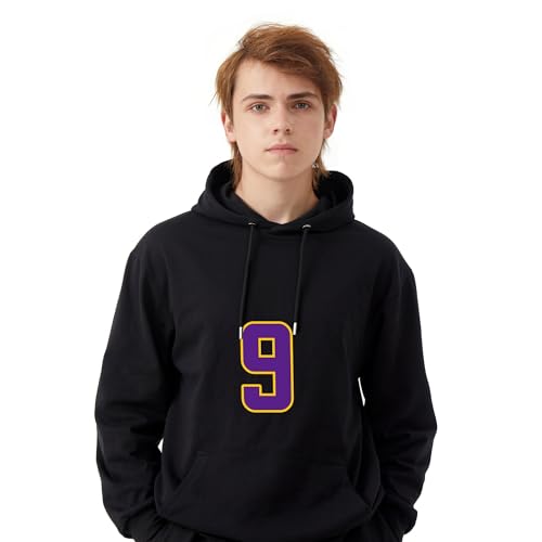 Men's Football Cotton Fleece Hoodie-Brushed Soft US Sizing, Kangaroo Pocket for Sports&Casual4