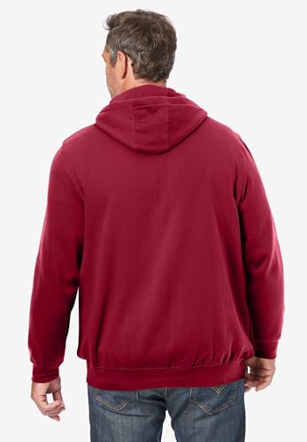 Image of KingSize Men's Big & Tall Fleece Zip-front Hoodie Jacket