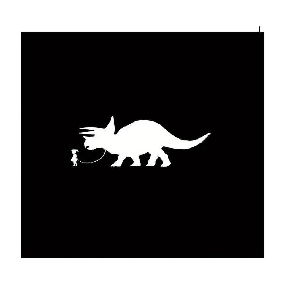 Bertdcx One Color Auto Accessory Little Pretty Holding A Triceratops Car Stickers For Laptop Water Bottle Car Truck Van Suv Motorcycle