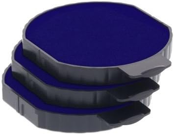 Trodat 交換用インクカートリッジ 6/15 &ndash; 3色パック ブルー