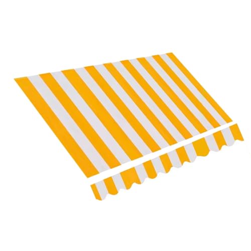 Toldo retráctil de poliéster impermeable para ventana, puerta, mercado, protección UV, cubierta de parasol de 8 x 7 pies, solo tela