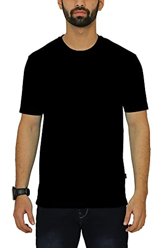 Celsius Men's Half Sleeve Classic Round Neck Slim Fit T-Shirt