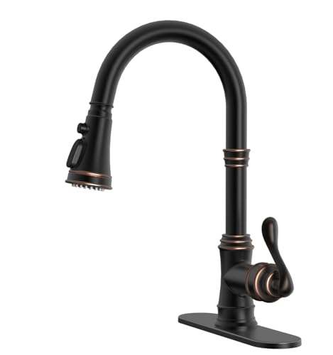 BWE Solid Brass Kitchen Faucet, Oil Rubbed Bronze...