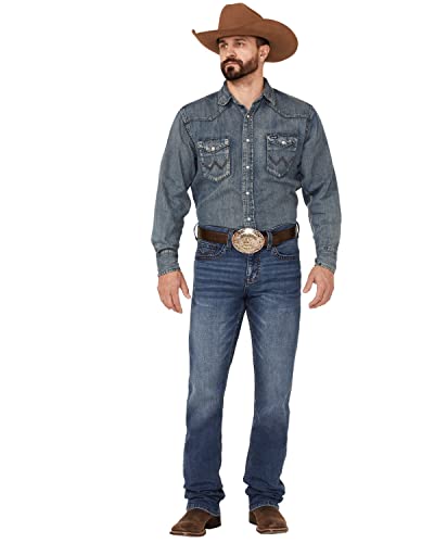 Cody James Men's Hazer Light Medium Wash Stretch Slim Straight Jeans - Cjho21j34