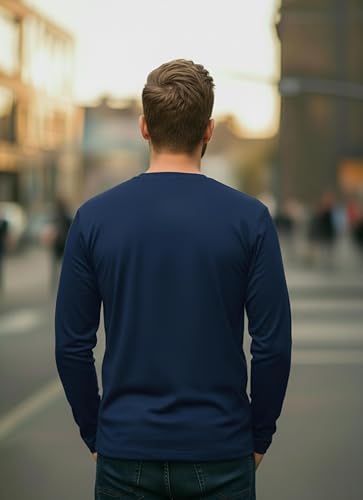 Image of Mack Jonney Men's Black Polyester Dry-Fit Full Sleeve T-Shirt | Stretchable Sports Gym Wear | Lightweight Casual Activewear Tshirt-JMAK-1