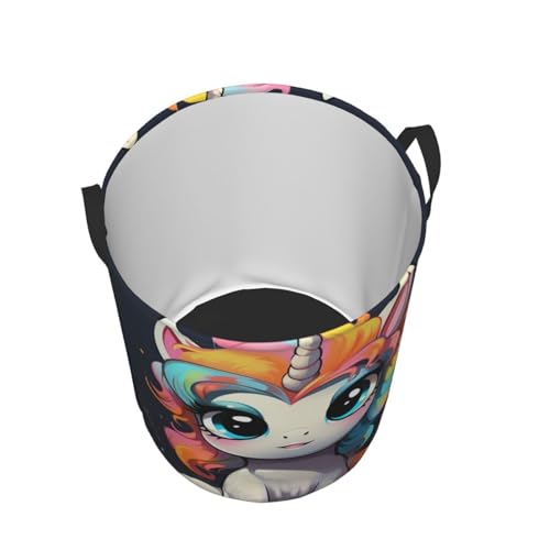 Grand panier à linge pliable imperméable avec poignées pour linge et jouets - 4
