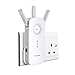 TP-Link AC1750 Universal Dual Band Range Extender, Broadband/Wi-Fi Extender, Wi-Fi Booster/Hotspot with 1 Gigabit Port and 3 External Antennas (Renewed)