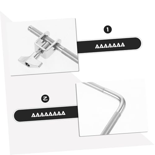 ibasenice Loud Bell Drum Mount Arm Jazz Cowbell Clamp Drum Mounting Clamp Cowbell Holder miniatura 4