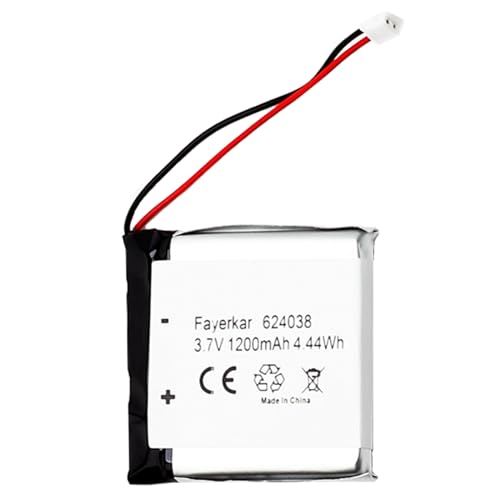 Fayerkar Batterie Li-polymère de rechange 3,7 V 1200 mAh pour Sony WH-1000XM3, WH-1000XM4, WH-XB900N, WH-H910N, WH-CH710N Bluetooth sans fil avec réduction...