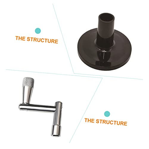 MILISTEN 2 Conjuntos Acessórios Para Kits De Bateria Almofadas De Feltro Do Kit De Bateria Chave De