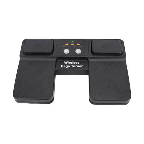 Pédale de musique sans fil page turner BT pour tablettes numériques