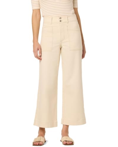 Joe's Jeans Ecru Wide Leg Cargo Ankle Jean