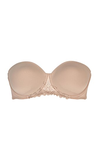 Simone Perele Sutiã feminino Delice sem alças, Luz da lua, 32F