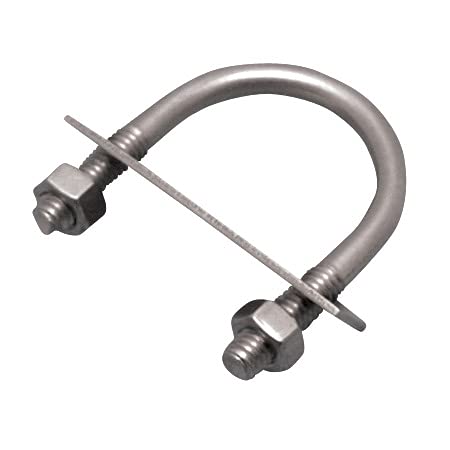 Grade 304 Stainless Steel U-Bolt with Plate (27 Different Sizes to choose from) (S0351-10065)