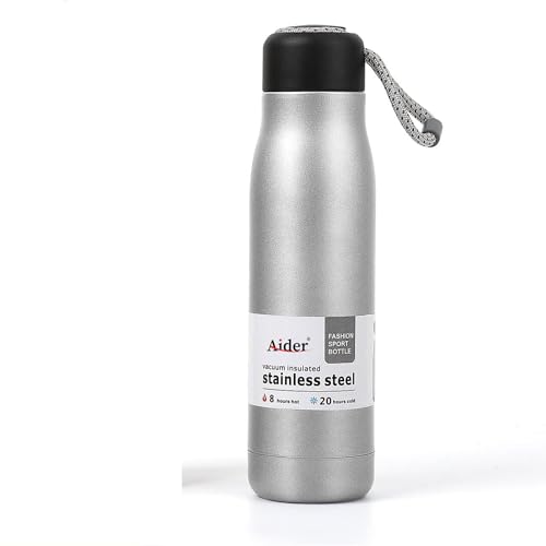 Image of Aider 550ml Insulated Water Bottle Stainless Steel | Leakproof Hot & Cold Flask | Vacuum Bottle for Daily Use | Office, Gym, Travel | BPA-Free
