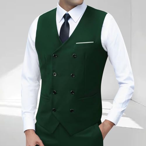 Suit Vest for Men - Mens Casual Formal Dress Vests Business Slim Fit Waistcoat with 3 Real Pockets Tuxedo Suits2