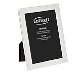 𝗩𝗢𝗥𝗧𝗘𝗜𝗟𝗘: Fotorahmen | Versilbert | Anlaufschutz | Hochglanzpolitur | Samtrücken | Fotogröße 13 x 18 cm | 2 Aufhänger | Aufsteller für Hoch- und Querformat | Easy-Switch-Funktion | Weitere Modelle der Serie erhältlich