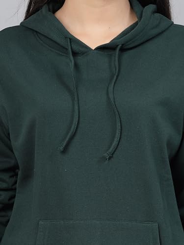 Image of Style Quotient Women Grey Hooded Oversized Sweatshirt