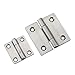 Stainless Steel Square Bearings Hinges Industrial Electrical Machinery Equipment Door 1Pcs(50x50(Mirror))