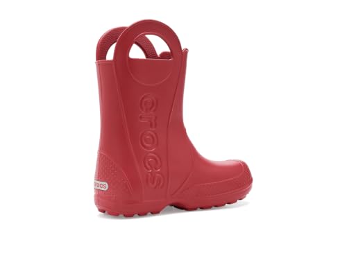 Image of Crocs Kids' Handle It Rain Boots | Waterproof Slip On Shoes | Kids' Rain Boots