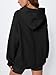 EFAN Womens Oversized Hoodies Fleece Hooded Sweatshirts Fall Fashion Outfits 2025 Cute Clothes with Pockets Black M