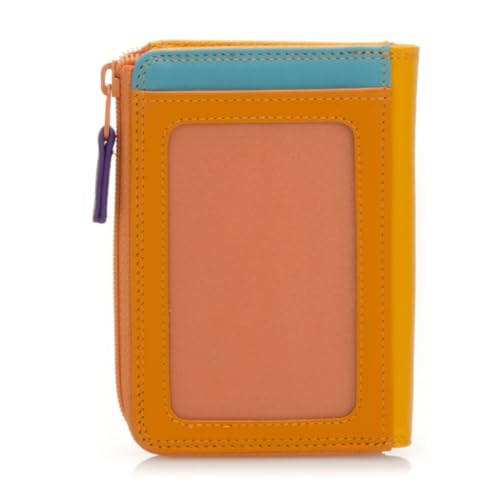 mywalit Small Zip Leather Purse | 3 Card Slots | ID Window & Coin Pocket | Copacabana | Stylish & Compact Accessory for Men & Women | Perfect for Everyday Use3