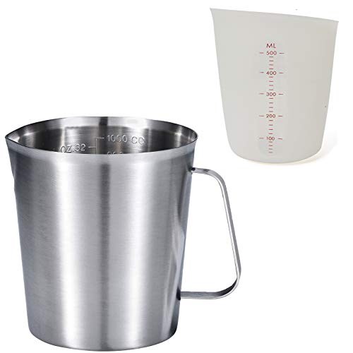 Save 50% on KSENDALO Stainless Steel Measuring Cup Set