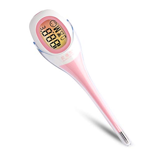 Digital Oral Thermometer,Cinlinso 8 Seconds Highly Accurate Fast Reading Fever Thermometer for Rèctal