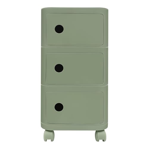 DOPBENT Rollcontainer, Rollcontainer mit 3 Schubladen...