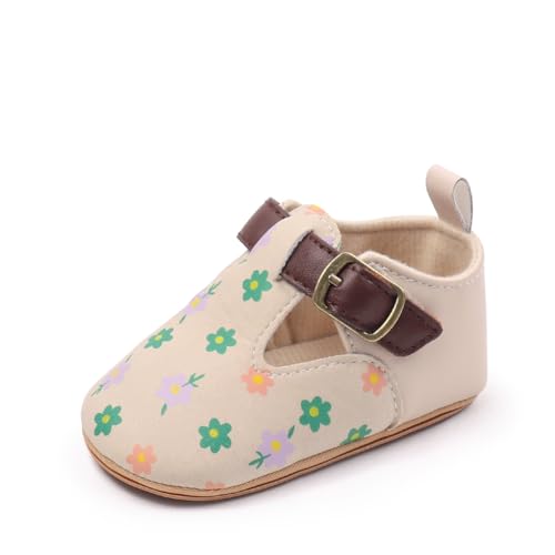 Newborn Baby Girls Infant Soft Rubber Sole Anti-Slip Shoes Moccasins Baptism Christening Crib Shoes Flats4