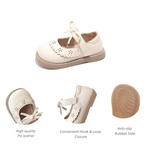 Toddler Little Girls Mary Jane Flat School Uniform Oxfords Princess Dress Shoes4