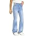 Girls Bell Bottom Jeans,Girls Flare Jeans Casual Trendy High Waist Bell Bottom Denim Pants Teens Fall Fashion Flared Leg Bootcut Slim Fit Trousers Preppy Streetwear with Pockets Sky Blue 7-8 Years
