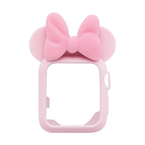 Recopilación y reviews de Minnie vintage del mes. 24 Bumper contra Golpes de Iwatch, Minnie Mouse Bumper, MXBMM-012, 42mm, S456SE, Vintage Pink Vintage Pink/Rosa Vintage Rosa Vintage, Silicon Suave