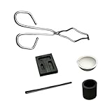 Graphitguss-Set | Set mit Graphit und Barrenform | Set zur Herstellung von Schmuck und Raffinieren, für Anfänger in der Metallbearbeitung, Schmuckdesigner, Heimwerken und Ta