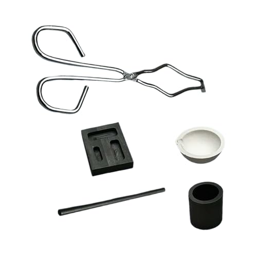 Kit de fusion d'argent pour éviter les ratés de coulée avec creuset et moule en graphite