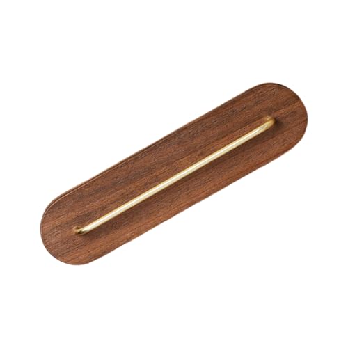 Avejjbaey Organizador de almacenamiento de filtro de café de madera con respaldo adhesivo, dispensador montado en la pared para papel en forma de cono, elegante dispensador de filtro de café montado
