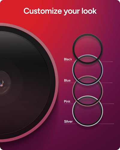 Image of ZAGG Glass Elite Samsung Galaxy S26+ Camera Lens Protector - Pink, Anti-Reflective, 5X Stronger Impact & Scratch Resistant Aluminosilicate Glass - Easy Installation, Smudge-Free Surface