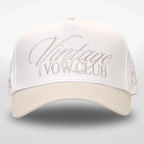 Image of Vintage Faith & Forever Trucker Hat | Men & Women | Christian Cross Jesus Hats | Bachelorette Bride Hat | Cotton | Snapback