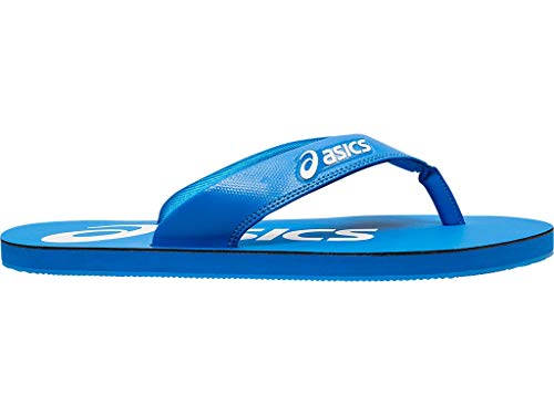 Image of ASICS Unisex-Adult Zorian Bm Blue Flip-Flops - 8 UK (1173A008)