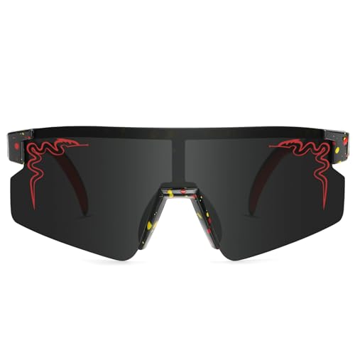 Image of Cycling Sunglasses UV400 Outdoor Men Women Adults Youth Boys Girls Kids Baseball Sport Softball Goggles