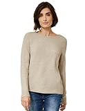 Cecil Damen B301951 Strickpullover, Alabaster beige Melange, XL