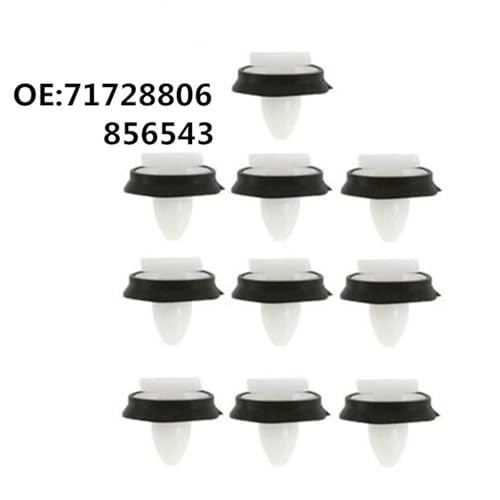 100 białych klipsów mocujących do tapicerki drzwi samochodu F-i-a-t Ducato 856543 71728806