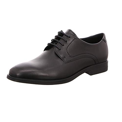 ECCO Herren Derbys, Black Magnet, 49 EU