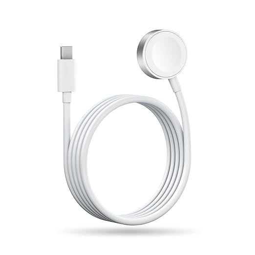 USB-C Magnetic Wireless Charging Cable compatible with Apple Watch Series 10/9/8/7/6/5/4/3/2/1/Ultra, 1 Metre, Portable-image-40
