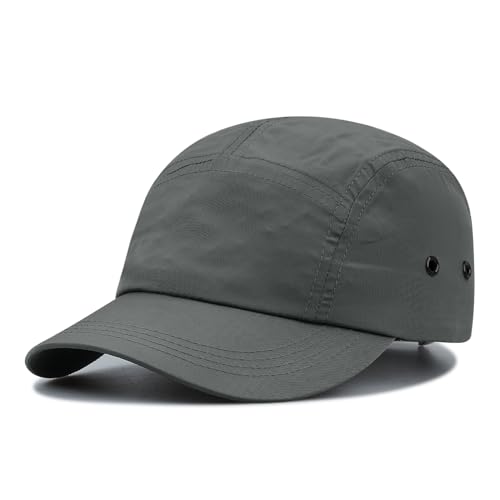 Clape Dad Hat Sun Protection 5 Panel Cap Unstructured Sport Hats,GD51-Gray
